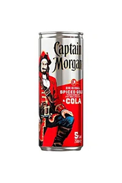 Captain Morgan Cola Ready To Drink Rum, 0.25 L