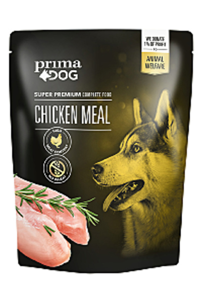 PrimaDog Hrană umedă pentru câini Prima Dog cu pui, 260 g