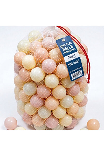 Casual 100 Adet Bpa’sız Pastel Oyun Havuzu Topu