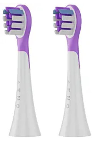 AENO Cap de periuță electrică ADBTH9V, Violet, 2 bucăți