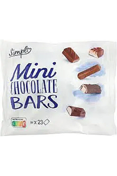 Simpl Batoane ciocolata mini 450 g