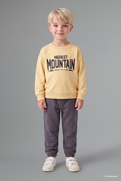 DeFacto Baby Boy Sweat Set H8483A5/Yl166 Yellow
