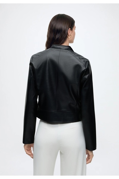 ONLY ONLYJıll Biker Otw Noos Kadın Deri Ceket Black