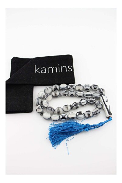 kamins collection Black & White Amber Tasbih