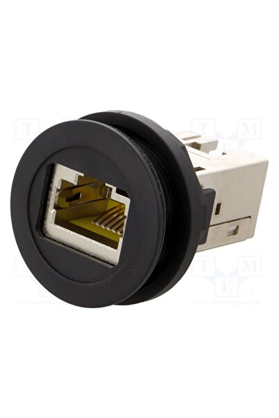 OEM Soclu RJ45 HARTING 09454521561, 22mm, har-port, Ø22,3mm, IP20, neagră, -2...