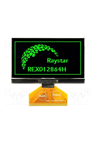 OEM Display OLED RAYSTAR OPTRONICS REX012864HGPP3N0, grafic, 2,42 ", 128x64, ...