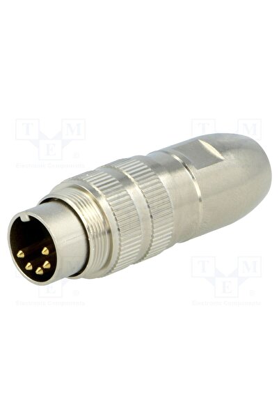 OEM Conector M16 LUMBERG 0332-05, mufă, tată, PIN 5, 5A, 60V, lipire, pe cabl...