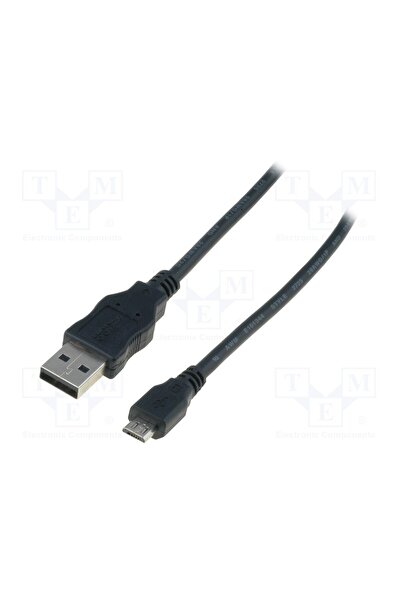 OEM Cablu DIGITUS AK-300110-018-S, USB 2.0, USB A mufă,USB B micro mufă, nich...