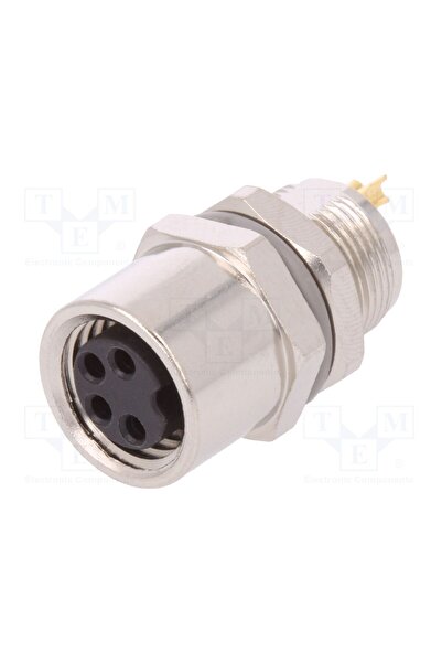 OEM Conector M8 TE Connectivity T4033014041-000, mamă, PIN 4, 30V, IP67, drep...