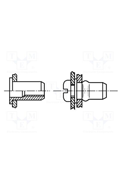 OEM Piuliţă nit BOSSARD B8/3/BN4575, M8, oţel, Acoperire zinc, BN 4575, Øorif...