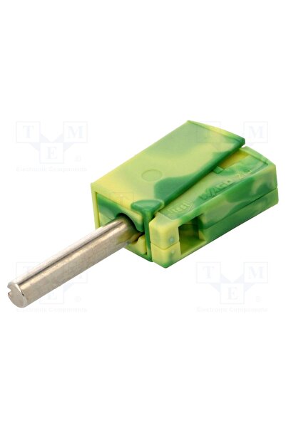 OEM Conector de laborator banană 4mm WAGO WGO-215911, mufă, 20A, 42V, galben-...