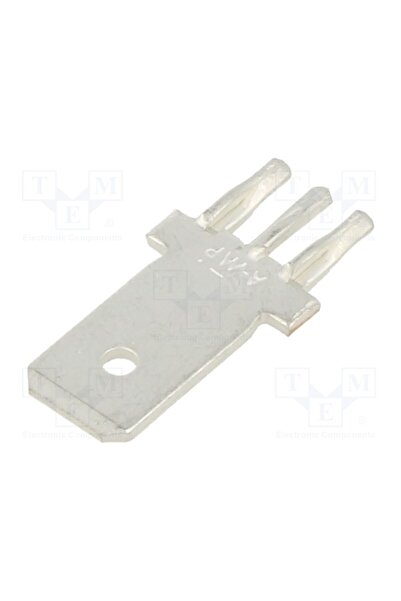 OEM Terminal plat TE Connectivity 216843-1, 6,3mm, 0,8mm, tată, THT, bronz-fo...