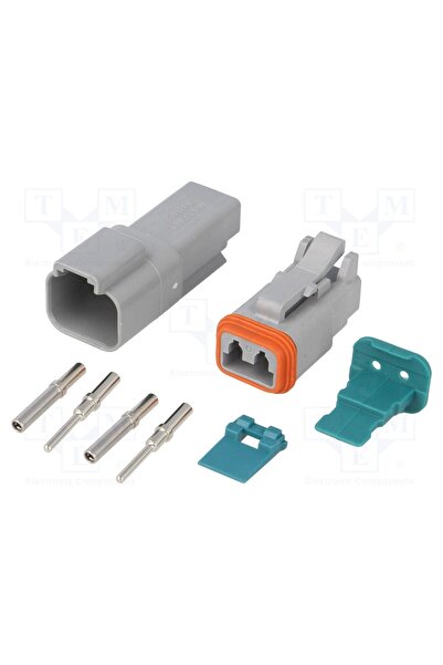 OEM Conector cablu-cablu AMPHENOL AT2PS-CKIT, mufă, tată + mamă, AT, PIN 2, I...