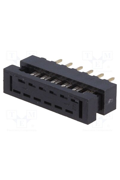 OEM Conector IDC CONNFLY DS1018-02-12B2, 12 pini, montare prin orificii, pent...