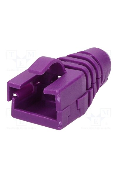 OEM Protecţie mufă ENCITECH RJ45SRB-RET-P, purpurie, RJ45, Pachet 5 buc