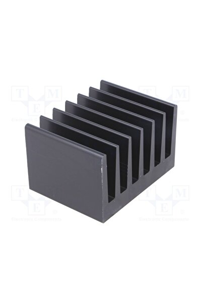 OEM Radiator extrudat FISCHER ELEKTRONIK SK100-50SA, cu aripioare, neagră, W ...