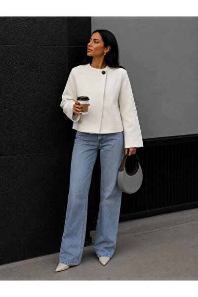 LACASE Women's Cashmere Black Jacket