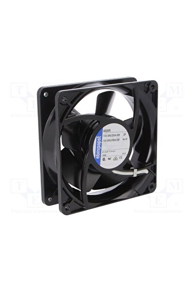 OEM Ventilator AC EBM-PAPST 4606N, axial, 115VAC, 119x119x38mm, 180m3/h, 51dB...