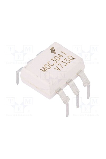 OEM Optotriac ONSEMI MOC3041TVM, 4,17kV, circuit de comutare în zero, DIP6, Ch 1