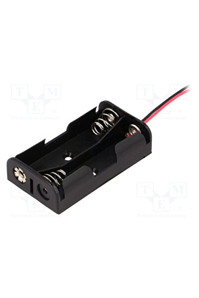OEM Container COMF BH-321-2A, AA,R6, Nr.bat 2, cabluri, 150mm, neagră, Pachet...