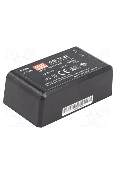 OEM Convertor AC/DC MEAN WELL IRM-30-24, 31,2W, Intrare 85÷264VAC, 24VDC, Ieș...