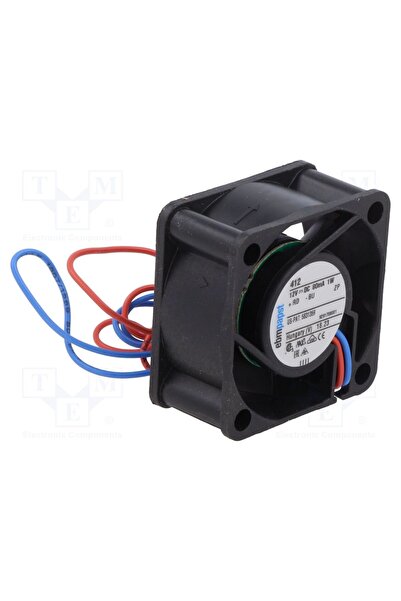OEM Ventilator DC EBM-PAPST 412F, axial, 12VDC, 40x40x10mm, 8m3/h, 22,1dBA, g...