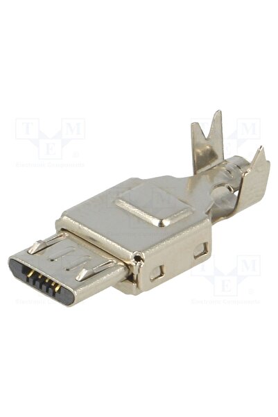 OEM Conector USB B micro KEYSTONE KEYS941, mufă, pe cablu, lipire, PIN 5, dre...