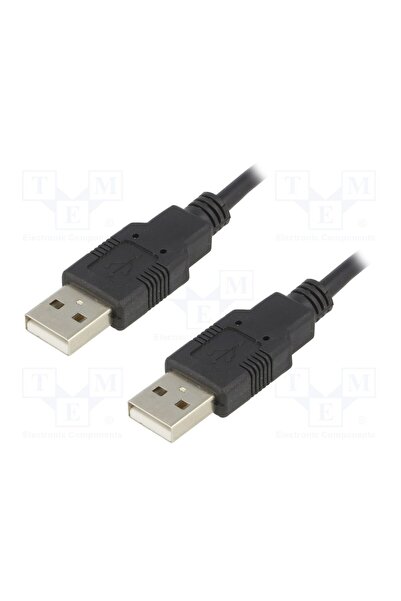 OEM Cablu BQ CABLE CAB-USBAA/1-BK, USB 2.0, USB A mufă,din ambele părţi, 1m, ...