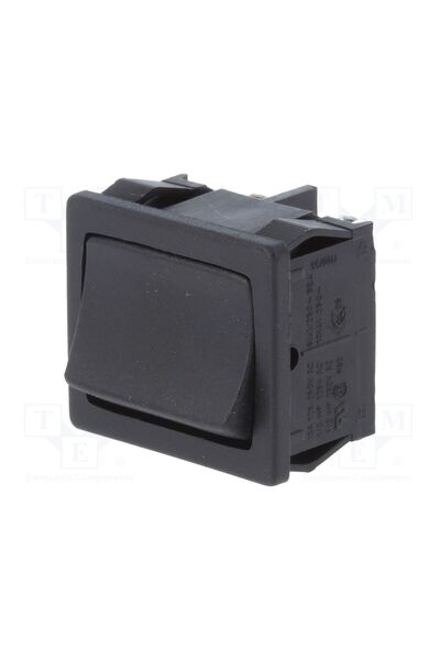 OEM ROCKER Marquardt 01804.6121-00, DPDT, Poz 2, ON-OFF, 10A/250VAC, neagră, ...