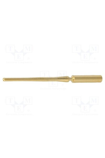 OEM Pin HARTING 21011009014, tată, aurit, 0,08÷0,22mm2, crimpat, pe cablu, drept