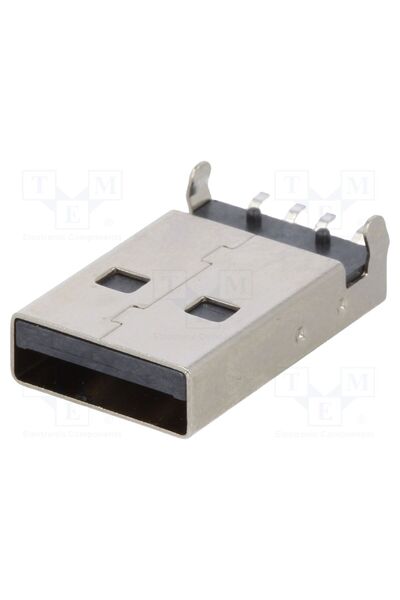 OEM Conector USB A KEYSTONE KEYS931, mufă, pentru PCB, SMT, 4 pini, orizontal...