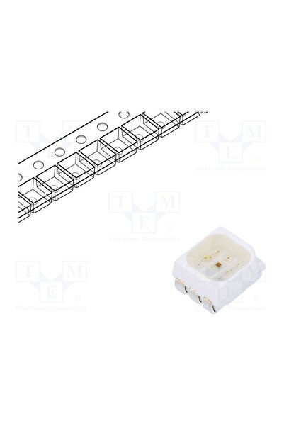 OEM LED REFOND RF-W7SP30TS-A44, RGB, SMD, PLCC6, 1,8÷2,4/2,7÷3,4/2,7÷3,4VDC, ...