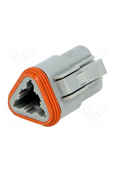 OEM Conector automotive AMPHENOL AT06-3S, mufă, mamă, AT, PIN 3, IP67, pe cab...