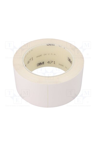 OEM Bandă de marcare 3M 3M-471-50-33WH, albă, W 50mm, Thk 0,13mm, 2,5N/cm, 130%