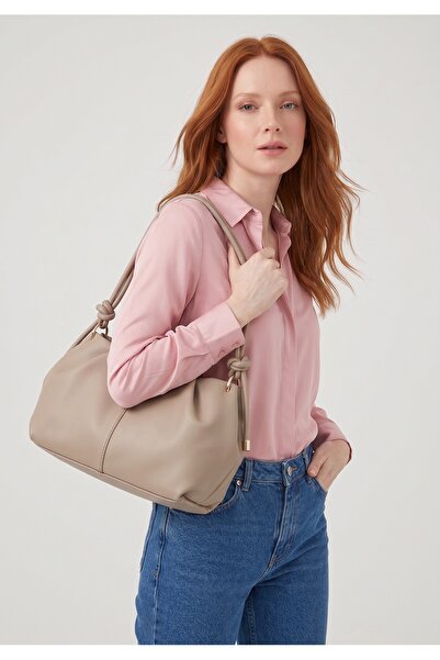 Luvenis Geantă de umăr și crossbody pentru femei, cu detaliu nod și curea reg...