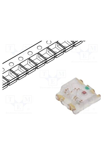 OEM LED OPTOSUPPLY OSTB0603C1C-A, RGB, SMD, 0603, 1,6÷2,4/2,4÷3,4/2,6÷3,4VDC,...