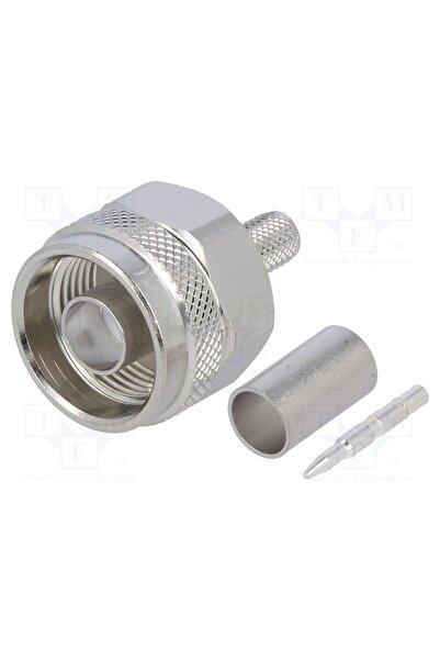 OEM Conector N TELEGÄRTNER J01020A0119, mufă, tată, drept, 50Ω, crimpat, pe c...