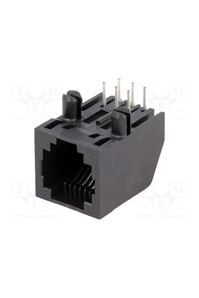 OEM Conector RJ12 TE Connectivity 5555165-1, soclu, PIN 6, Cat 3, profil jos,...