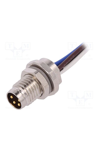 OEM Conector M8 TE Connectivity T4070014041-001, tată, PIN 4, 30V, IP67, drep...