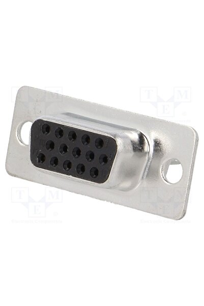 OEM Conector D-Sub HD ENCITECH HDS-15-F-T-B-S, PIN 15, mufă, mamă, pe cablu, ...