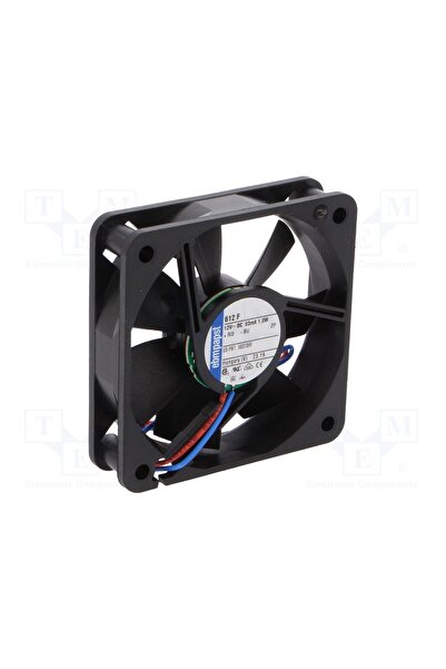 OEM Ventilator DC EBM-PAPST 612F, axial, 12VDC, 60x60x15mm, 29m3/h, 27dBA, gl...