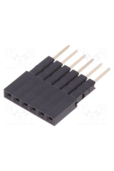 OEM Conector şiruri pini CONNFLY DS1023-05-1X6B816, soclu, mamă, PIN 6, THT, ...