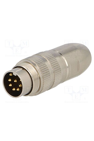 OEM Conector M16 LUMBERG 0332-08, mufă, tată, PIN 8, 5A, 60V, lipire, pe cabl...