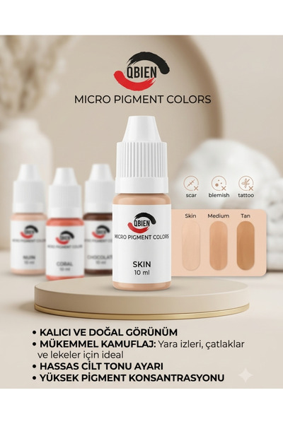 Qbien Kalıcı Makyaj ve Microblading Boyası 10 ml