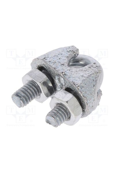 OEM Bridă-clemă de prindere cablu DROMET D-ZL.3, oţel, pt cabluri, Øliny 3mm,...