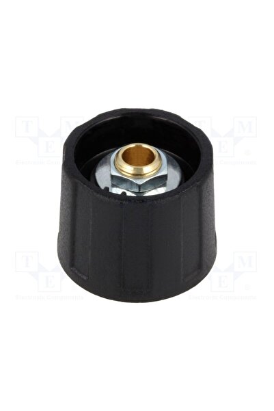 OEM Buton rotativ OKW A2520040, fără indicator, ABS, Øax 4mm, Ø20x15,5mm, neagră