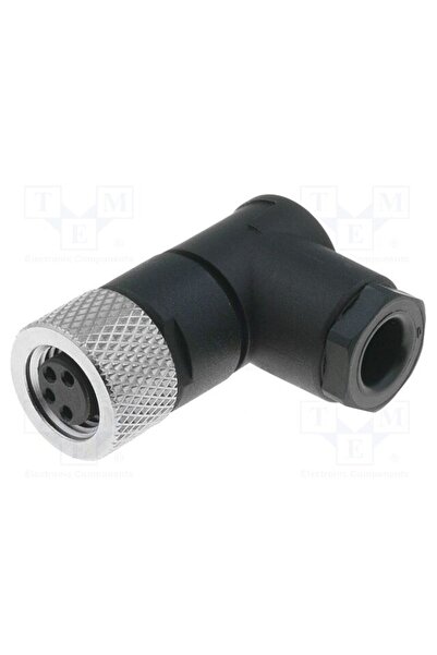 OEM Conector M8 LUMBERG AUTOMATION RKMCW4, mamă, PIN 4, în unghi 90°, pe cabl...