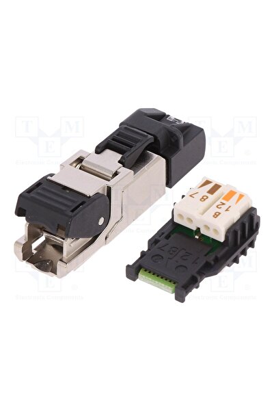 OEM Conector RJ45 TELEGÄRTNER J00026A2001, mufă, PIN 8, Cat 6a, ecranat, auri...