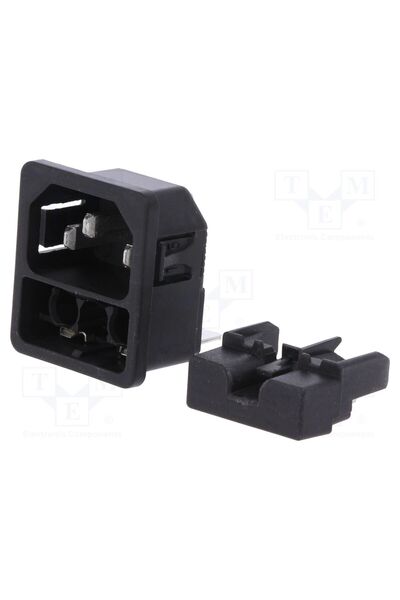OEM Conector alimentare AC SCHURTER 6220.5315, soclu, tată, 10A, 250VAC, C14 ...