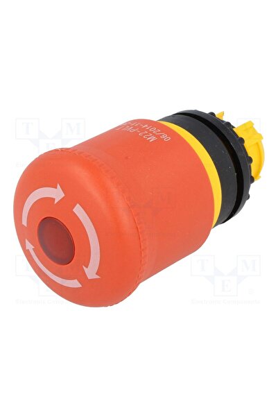 OEM Comutator de siguranţă EATON ELECTRIC M22-PVLT, 22mm, Poz.i stab 2, roşie...